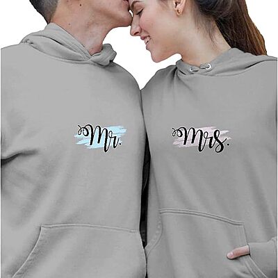 Men's & Women's Casual MR & MRS Printed Full Sleeve Cotton Men's & Women's Casual MR & MRS Printed Full Sleeve Cotton