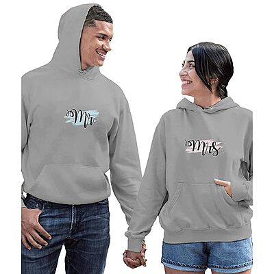 Men's & Women's Casual MR & MRS Printed Full Sleeve Cotton Men's & Women's Casual MR & MRS Printed Full Sleeve Cotton