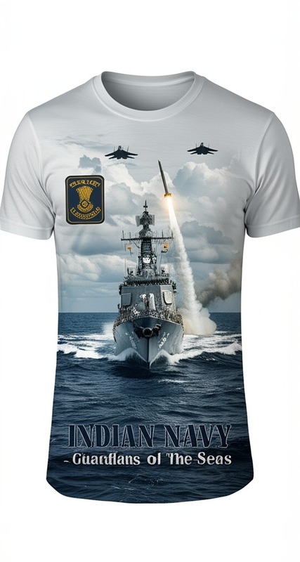 Guardians of the Sea – Indian Navy Honor T-Shirt