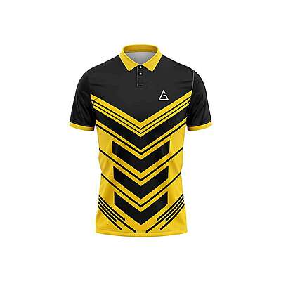 Unisex Adult Sports T-Shirt – Collar Neck, Printed Design, Breathable Activewear for Men & Women