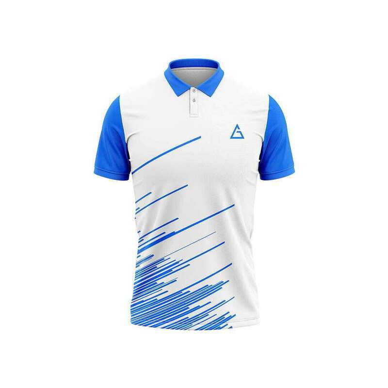 Efito Men's Sublimated Polo T-Shirt | Polyester Blend | Ideal for Gym, Workout & Sports Efito Men's Sublimated Polo T-Shirt | Polyester Blend | Ideal for Gym, Workout & Sports