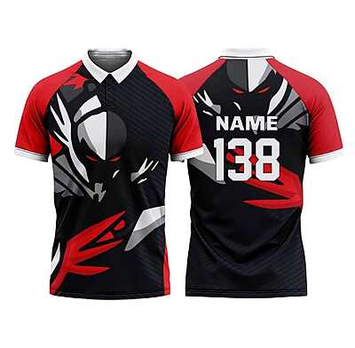Lookswala Unisex Adult Cricket T-Shirt – Collared Neck, Half Sleeves, Polyester Sportswear Lookswala Unisex Adult Cricket T-Shirt – Collared Neck, Half Sleeves, Polyester Sportswear