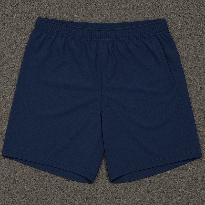 Men's Regular Fit Polyester Blend Shorts, Casual Half Track Pants, Solid Design Gym Shorts with Zip Pocket, Comfortable Summer Wear Men's Regular Fit Polyester Blend Shorts, Casual Half Track Pants, Solid Design Gym Shorts with Zip Pocket, Comfortable Summer Wear