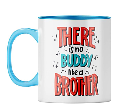 Best Brother Ever Mug - Unique Gift, Light Blue Inner & Handle (Light Blue Inner & Handle, Tea Cup, 310ML) Best Brother Ever Mug - Unique Gift, Light Blue Inner & Handle (Light Blue Inner & Handle, Tea Cup, 310ML)
