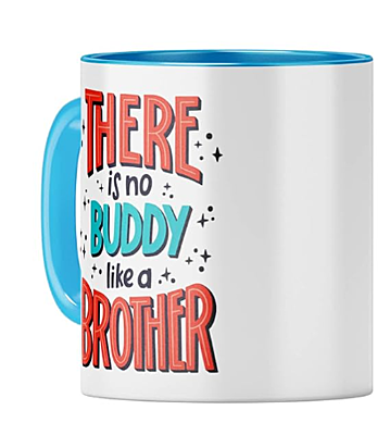 Best Brother Ever Mug - Unique Gift, Light Blue Inner & Handle (Light Blue Inner & Handle, Tea Cup, 310ML) Best Brother Ever Mug - Unique Gift, Light Blue Inner & Handle (Light Blue Inner & Handle, Tea Cup, 310ML)