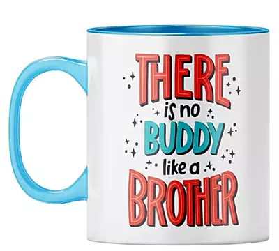 Best Brother Ever Mug - Unique Gift, Light Blue Inner & Handle (Light Blue Inner & Handle, Tea Cup, 310ML) Best Brother Ever Mug - Unique Gift, Light Blue Inner & Handle (Light Blue Inner & Handle, Tea Cup, 310ML)