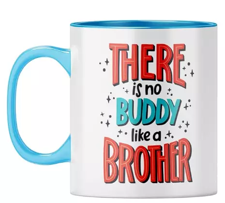 Best Brother Ever Mug - Unique Gift, Light Blue Inner & Handle (Light Blue Inner & Handle, Tea Cup, 310ML) Best Brother Ever Mug - Unique Gift, Light Blue Inner & Handle (Light Blue Inner & Handle, Tea Cup, 310ML)