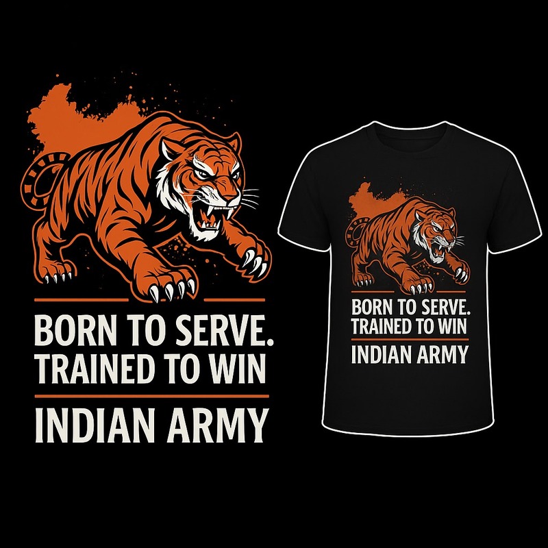 India Patriotic Graphic T-Shirt, Unisex India vs Pakistan Printed Tee, Half Sleeve Cotton T-Shirt for Men & Women, Round Neck Casual T-Shirt