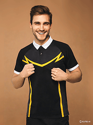 Lookswala Unisex Sports T-Shirt – Collar Neck, Printed Design, Breathable Activewear for Men & Women Lookswala Unisex Sports T-Shirt – Collar Neck, Printed Design, Breathable Activewear for Men & Women