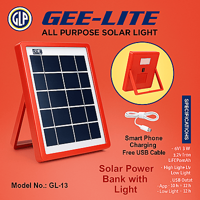fox solar power bank With Light, Red, USB, Cellular Phone fox solar power bank With Light, Red, USB, Cellular Phone