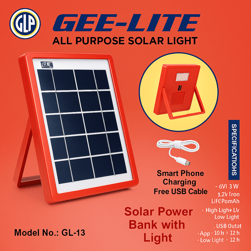 fox solar power bank With Light, Red, USB, Cellular Phone fox solar power bank With Light, Red, USB, Cellular Phone